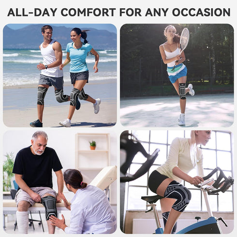 Sportneer Knee Braces for Knee Pain, Compression Sleeve for Men and Women, Support for Joint Pain Relief