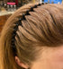 Wavy Headbands, Plastic Skinny Thin Non-Slip Flexible Hair Bands, Simple Hoops Hair Accessories for Women and Men