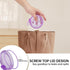 Leakproof Denture Case, Purple Denture Soaking Cup, False Teeth Container, Dental Bath Holder Storage Box for Traveling