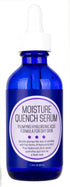 La Radiance Moisture Quench Anti-Aging Serum for wrinkles and uneven skin tone. Made with Pure Hyaluronic Acid to help hydrate and plump skin. Large 1.75oz glass bottle with dropper.