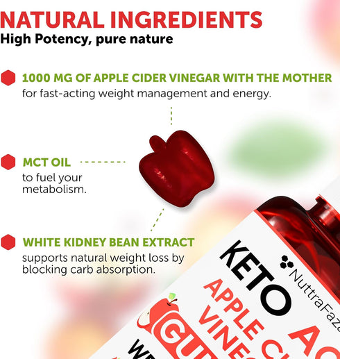 NuttraFaza INC Gummies Gummies Gummies Keto ACV Advanced Weight Loss - ACV Keto for Weight Loss for Women and Men