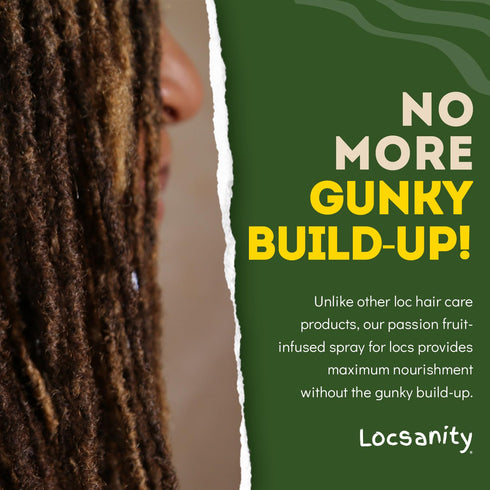 Locsanity Daily Moisturizing Spray, Passion Fruit Hair Scalp Moisturizer for Dreadlocks and Sisterlocks