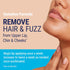 NAIR Prep & Smooth Face, Exfoliating Facial Hair Removal Cream for Women, Sensitive with Collagen for Skincare