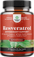 Youthful Trans Resveratrol Supplement for Natural Joint Support, Optimized Capsules with AMPK Activator