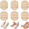 12 Packs Metatarsal Pads, Ball of Foot Cushions, Honeycomb Fabric Forefoot Pads for Pain Relief, High Heels