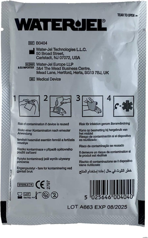 Water-JEL Burn Dressing, 4" x 4"