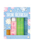 W7 Skin Refresh Essential Skin Care Set - 4 Step Daily Routine: Moisturizer, Cleansing Gel, Toner, Serum for Natural