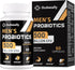 Probiotics for Men, 500 Billion CFUs & 12 Strains with Turmeric, Cranberry, Goji for Digestive, Immune & Bloating