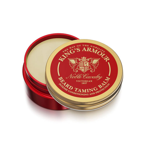 King’s Armour Beard Balm (1.69 oz) – Natural Beard Balm for Men with Argan, Jojoba, Softens and Grooms Beards