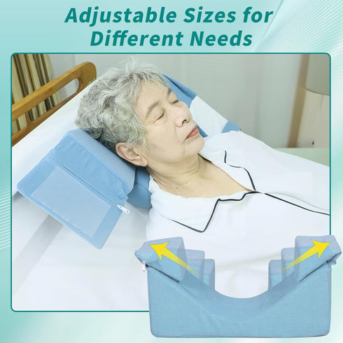 My Diemlife Neck Stabilizer Head Positioning Pillow for Bedridden Patients and Elderly Adjustable Pillow for High-back