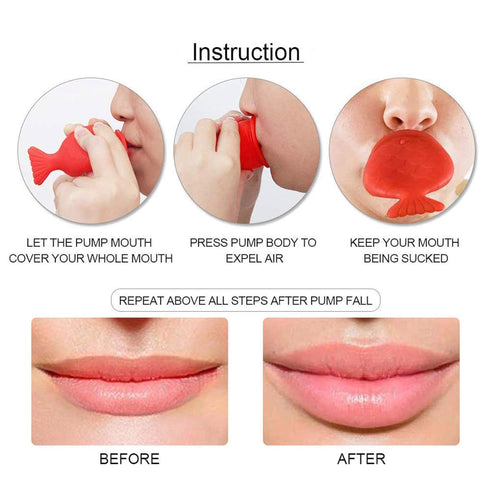 Lip Plumper Device, Soft Material Lip Filler Beauty Pump Tool for Natural Pout Enhancement