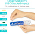 Vive Stackable Pill Organizer Tower with Pill Cutter for Vitamins, 7 Days 4 Times a Day