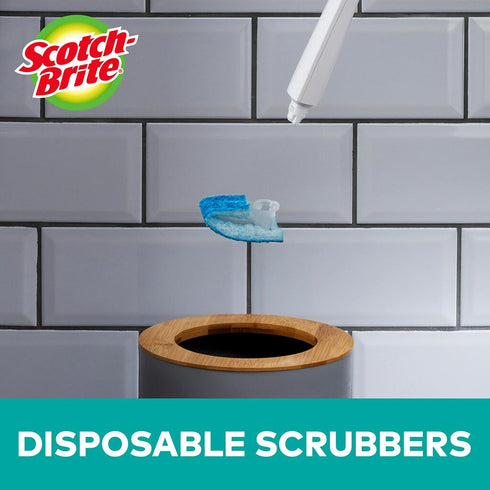 Scotch Brite Toilet Scrubber Refill Value Pack, 2 Boxes of 10 Each, Click N Flip