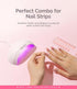 Melodysusie Mini LED UV Nail Lamp, Pocket-Sized, 2 Timers, for Handheld & Desktop Use, P-art04