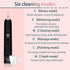 Sonic Electric Toothbrush for Adults and Kids, Low Noise with 6 Modes and 4 Replacement Brush Heads
