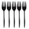 100 Plastic Forks Black Medium Weight, Disposable Cutlery for Celebrations, Parties, Events, Everyday Use