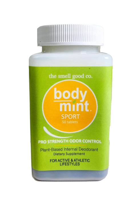 Sport Extra Strength Chlorophyll Deodorizing Supplement, Plant-Based Internal Deodorant, 50 Tabs