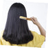 SOLUSTRE Folding Mustache Comb and Beard Comb, Portable Ox Horn Hair Comb for Everyday Grooming