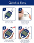 Complete Blood Ketone Meter Kit for Keto Diet Testing - Monitor, Strips, Lancing Device & Lancets