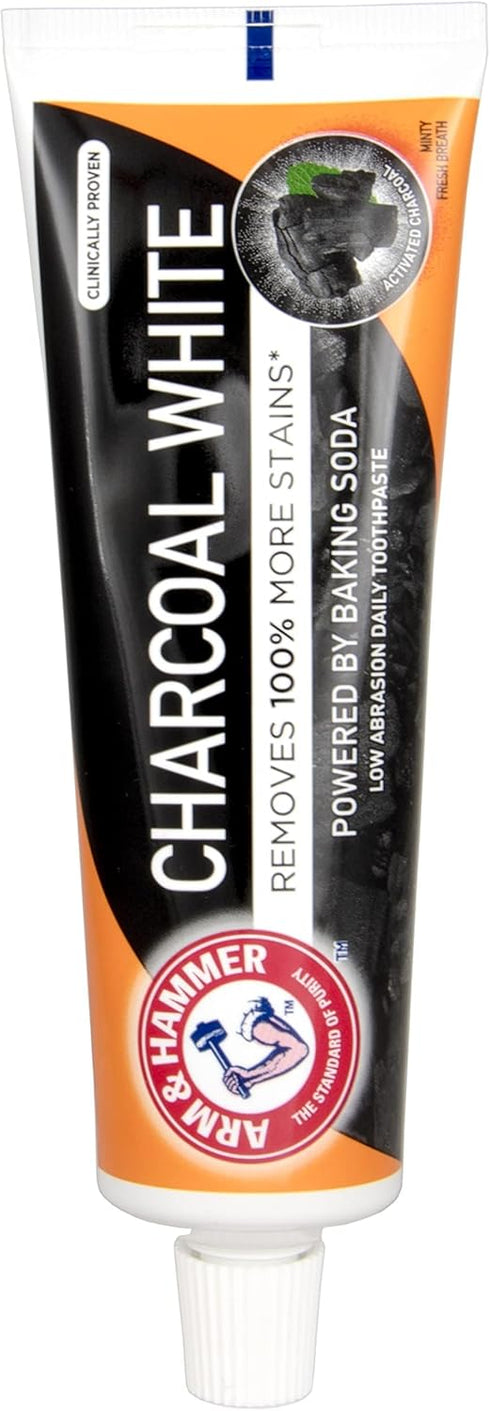 Hammer 75ml Arm & Charcoal White Toothpaste