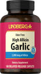 Lindberg High Allicin Garlic Supplement 5000mg, 100 Caplets, Odorless Garlic, Non-GMO, Gluten Free