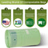 Lokingrise 13 1 49.21 30 D6400, Gallon Compostable Trash Bags with Drawstring, Heavy Duty Extra Thick Mil, Liter, Bags