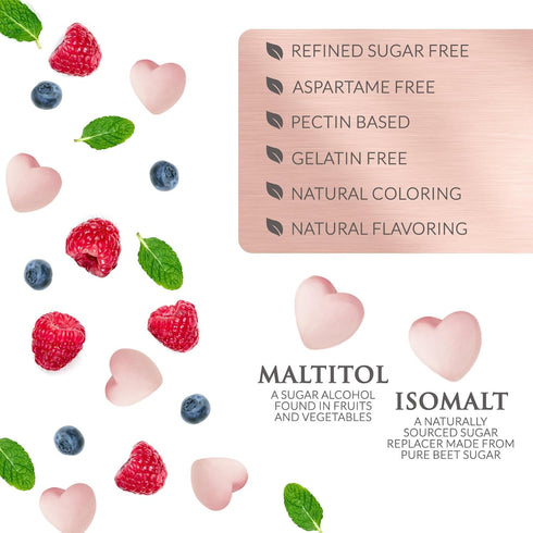 Sugar Free Hair Vitamins Gummies - 60 Gummies - with Biotin 5000 mcg, Vitamin A, B12, C, D, E