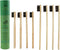 Gaia Guy Natural Bristle Bamboo Toothbrush Family Pack (NO Nylon - Horsehair