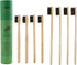 Gaia Guy Natural Bristle Bamboo Toothbrush Family Pack (NO Nylon - Horsehair
