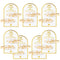 No Bend Hair Clips, 5PCS 7PCS 9PCS Bridesmaid Proposal Gifts, Gold Glitter Hair Clips for Wedding