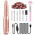 Professional Acrylic Nail Drill, USB Electric Nail Drill Machine, Portable Kit for Gel Nails and Home Salon (Gold)