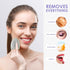 SUNLAND 16 Pack Reusable Makeup Remover Pads for Face, Eye, Lips - Microfiber Cleansing Gloves with Laundry Bag, Grey