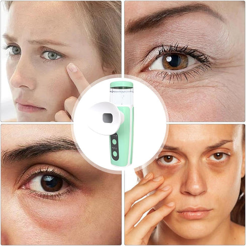 SJRYSJIHM 3 Nano Eye Mist Sprayer, Eye Relief Steam Therapy, with Cold & Hot Compress Modes, Temperature Adjustable