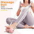 VICSKY Peanut Massage Ball with Handles & Pull Strap - Dual Trigger Point Therapy for Feet, Legs, Neck, Muscle Pain