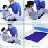 Tubular Slide Sheet for Patient Transfer, 24" x 16" Blue Sliding Draw Sheets for Elderly, Hospital Bed, Home Care