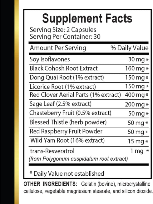 Immune 1 60 MENOPAUSE SUPPORT SUPPLEMENT - Supplement for Mood Support & Estrogen Metabolism, Health Support