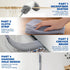 4 Pcs Dusters for Cleaning, 2 in 1 Microfiber Dusters with 30-100 Inches Long Handle for Ceiling Fan Cleaning