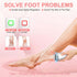 Professional Electric Feet Callus Remover, Portable Rechargeable Foot File with Vacuum Adsorption and 3 Grinding Heads