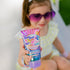 Seastar Sparkle - Rainbow Party Cake Scented Glitter Sunscreen, SPF 50, Biodegradable, Kids Lotion, Made in USA