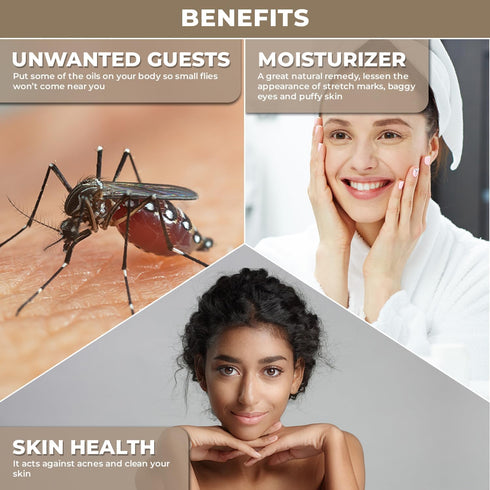 100% Pure & Natural Clove Oil - Hair Care, Oral Care, Aromatherapy, Strong Spicy Aroma