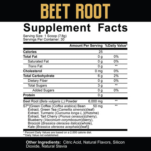 5% Nutrition Core Beet Root Powder, Nitric Oxide Pre Workout Additive, 6000mg Beet Root Extract, Vegan & Keto
