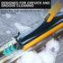 2 in 1 Floor Brush Scrubber with Long Handle, 2023 Upgrade Stiff Bristle Cleaning Brush with Squeegee for Bathroom &