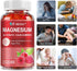 Magnesium Gummies 600mg per Serving - Magnesium Glycinate 400mg and L-Threonate 200mg, Sugar Free Supplement