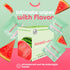 Pack 10 Sweetums Feminine Wipes For Women, Individually Wrapped - pH Balanced Flavored Intimate Wipes - of (Watermelon)