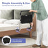 TABEKE Bed Rails for Elderly Adults Safety, Adjustable Senior Bed Assist Rail with Non-Slip Handle and Double Side