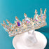 Queen Crown Rhinestone Wedding Crowns, Tiaras for Women, Costume Party Hair Accessories, Birthday Crown