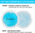 LotFancy Ice Pack for Injuries Reusable, 8 Small Gel Heating Cooling Pads with Cloth Backing, Hot Cold Therapy for Eyes After Surgery, Face, Breastfeeding, Wisdom Teeth, Jaw, Headache, Sinus Relief