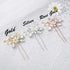 JAKAWIN Pearl Bride Wedding Hair Pins, Bridal Hair Piece Accessories for Women, Gold