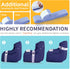 Heel Cushion Protector for Pressure Sores Relief, Foot Pillow for Bed Sores for Heel Pain and Injury, Suitable