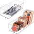 JessLab Acrylic Makeup Organizer - 2PK Cube Sections for Drawer, Vanity, Bathroom, Kitchen Storage